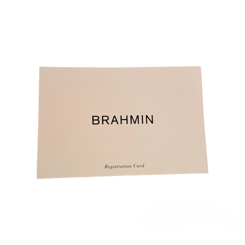 Brahmin Pecan Pipa Genuine Leather Tote Bag - Picture 8 of 10